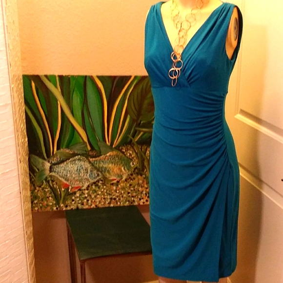 Ralph Lauren Turquoise Dress - Picture 1 of 9